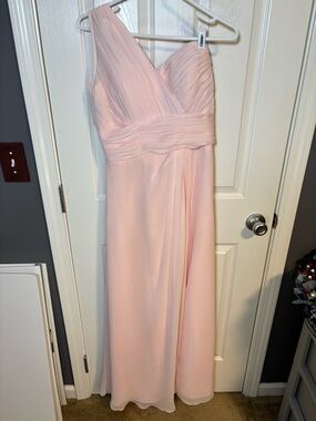 Bill Levkoff one shoulder pink formal dress Size 8